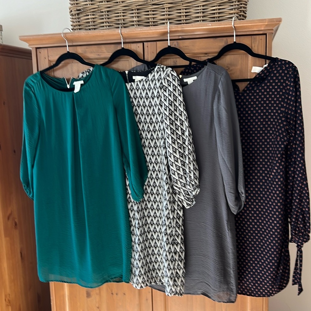 Like new bundle of 4 sheath dress from H&M
